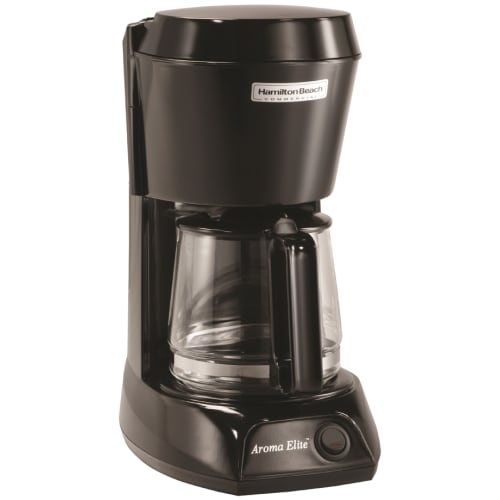 Hamilton Beach® 4-Cup Coffeemaker with Glass Carafe, Black